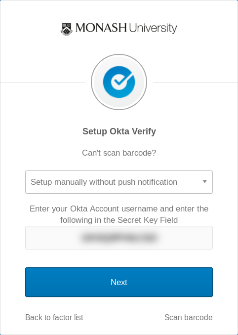 google authenticator totp key